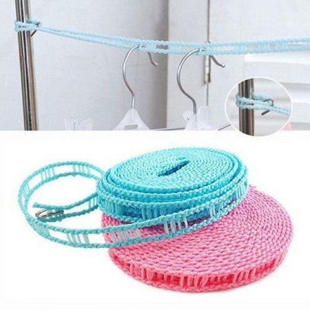 (২ পিস)Windproof Non-Slip Clothesline | Washing Clothes Line Rope