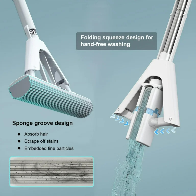 Squeeze Sponge Floor Mop