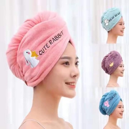 (১ পিস) Hair Towel Cap