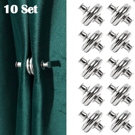 (১০ সেট) Magnetic Curtain Clip