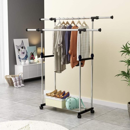 Double Pole | Clothing Rack