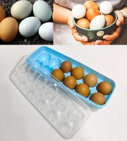 Eggs Storage box Dispenser Holder Eggs Container 12 Pcs