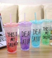 This is My Drink Sipper Glass 500ml 1 PCS