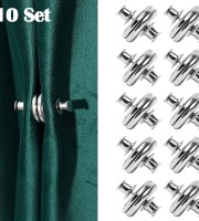 (১০ সেট) Magnetic Curtain Clip