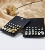 12 pcs Unique Stud Earring