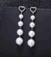 Heart Shape long Earring